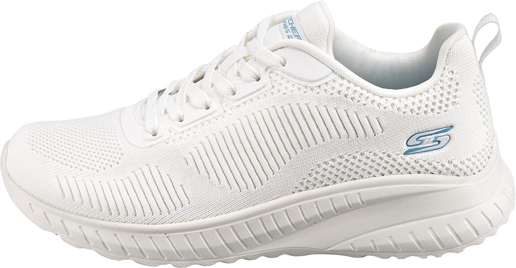 Skechers Damen Bobs Squad Chaos, Face-Off-Sneaker, Hautfarben
