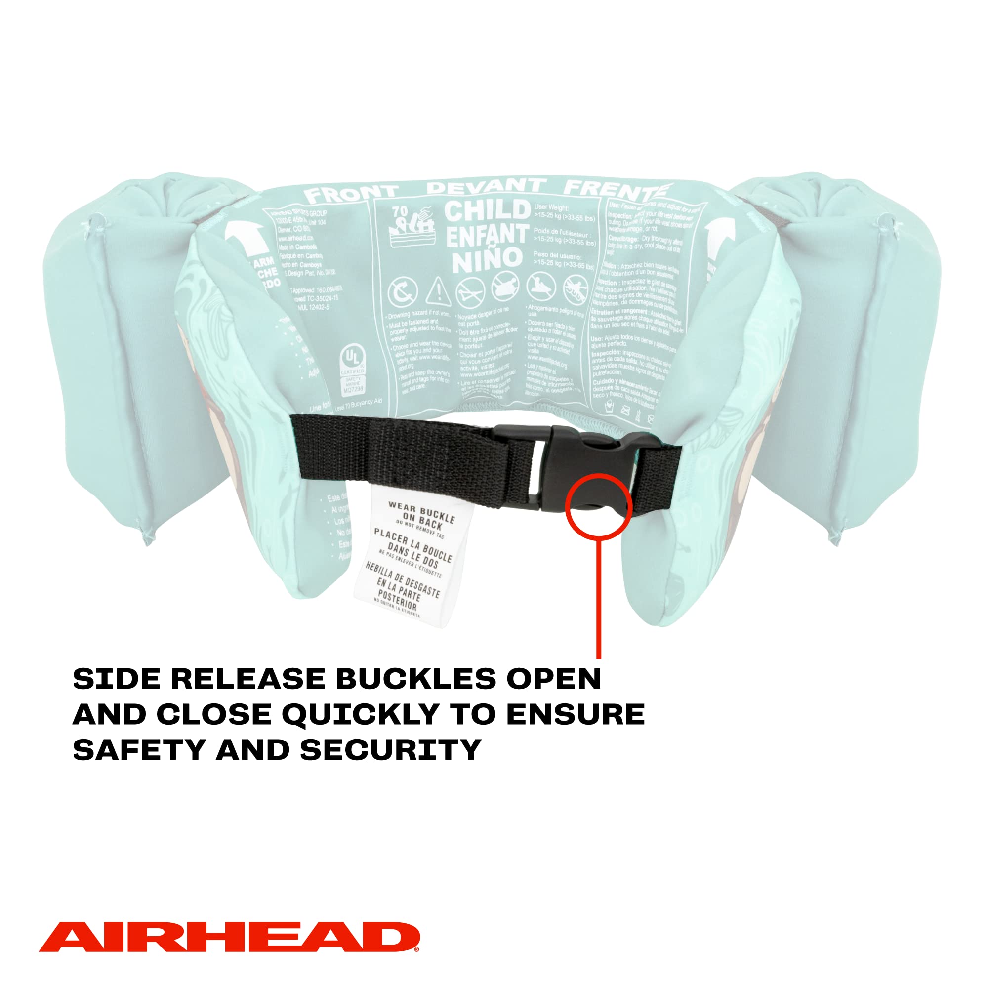 Amazon | Airhead Water Otter Child Life Vest and Swim Aid, Scuba