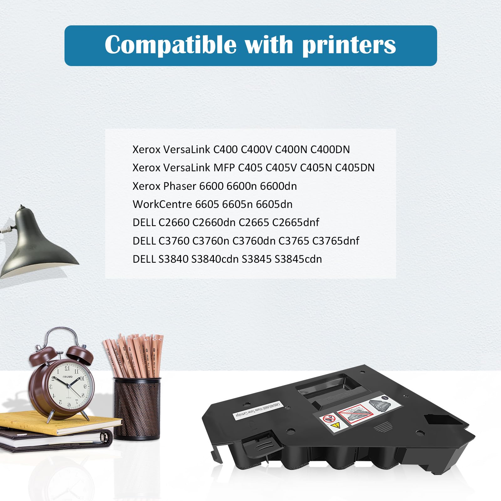 Bac de Récupération 30000 Pages Compatible Xerox VersaLink C400 C405 Phaser 6600 WorkCentre 6605
