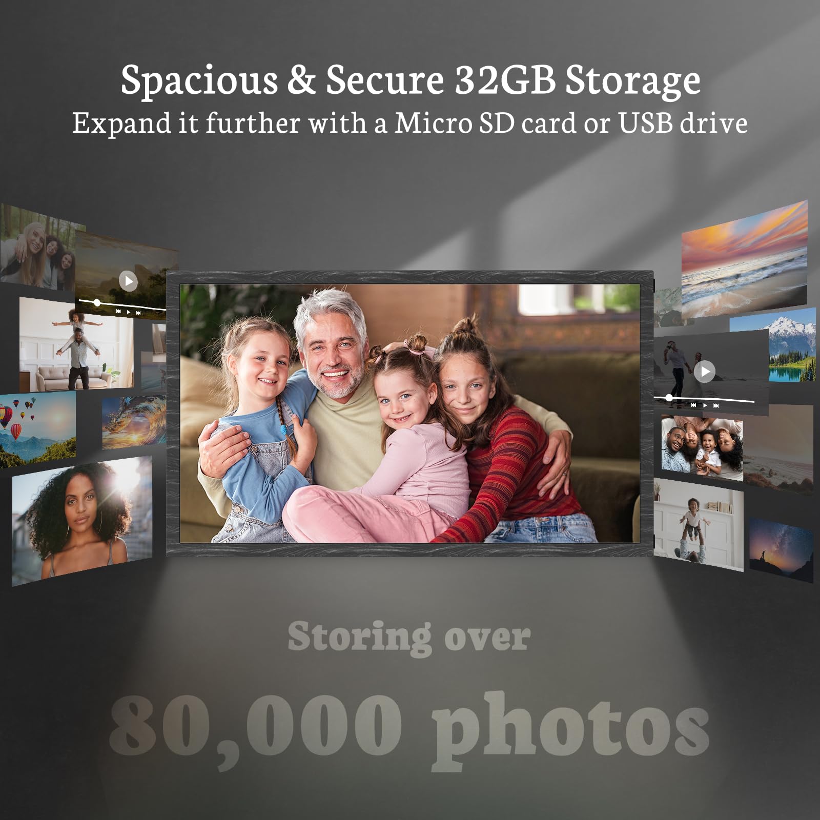 Frameo Cadre Photo Numérique Wifi Test Du Cadre Photo Numérique BSIMB 54, 5 Cm : écran Tactile Et WiFi Cadre Numérique