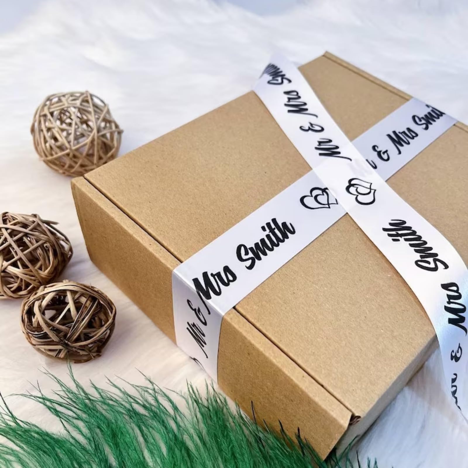 Cinta impresa personalizada personalizada logotipo personalizado y nombre cinta de raso caja de regalo envoltura para hornear boda cumpleaños aniversario pulsera bricolaje arco fabricación 100 metros