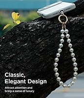 Vista 1 de Correa de dije para teléfono, pulsera de cadena de teléfono con correa de sujeción para la muñeca para mujer