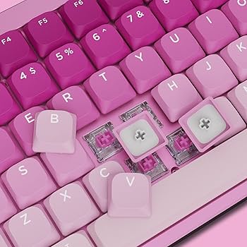 SDYZ XVX Low Profile Keycaps - Custom Gradient PBT for 60