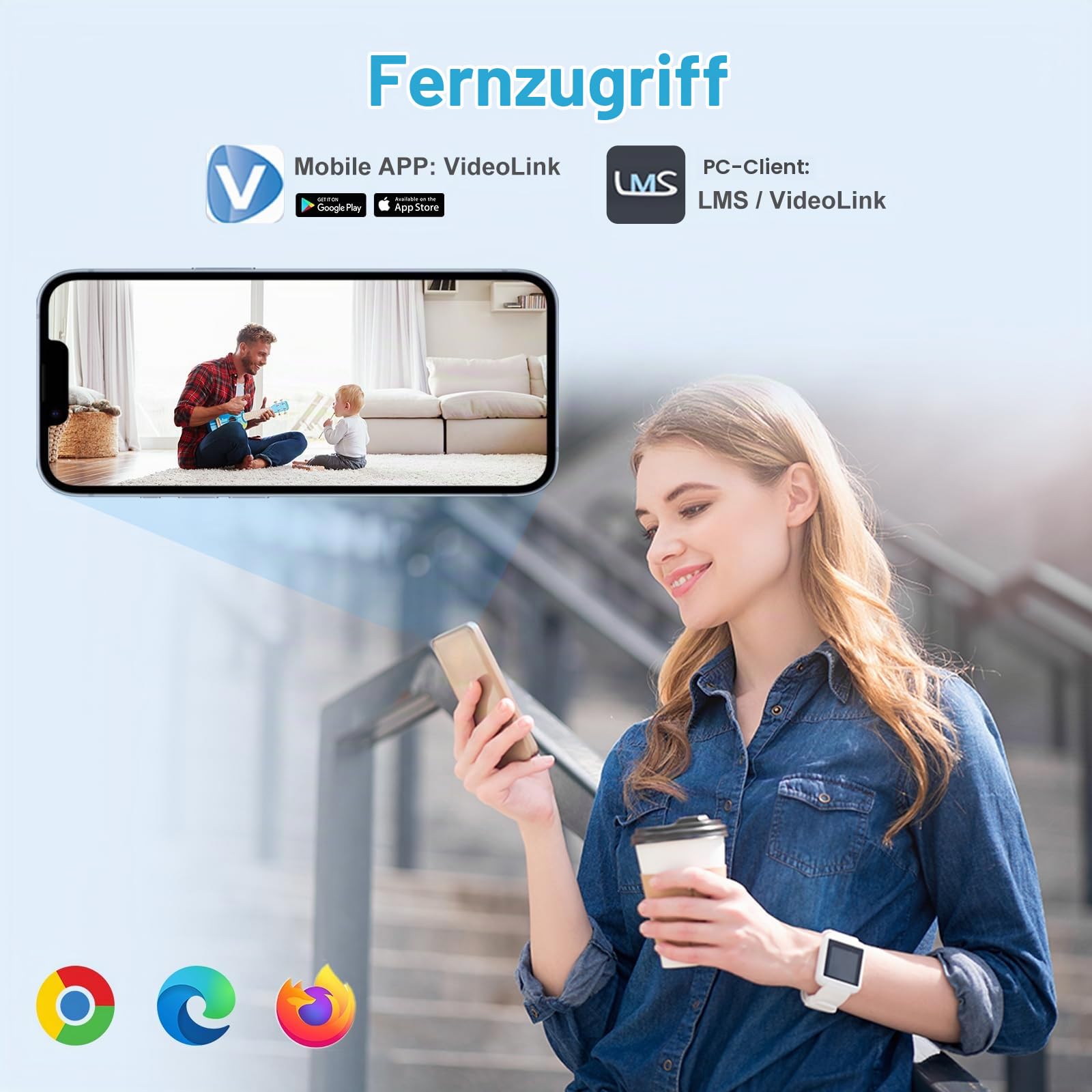 Anpviz 4MP PoE IP Kamera Outdoor, Dome Überwachungskamera Aussen | 30M IR Nachtsicht, Bewegungserkennung, Fernzugriff Außen, mit Audio Aufnahme, Kein Netzteil, Kein Schnappschuss(U Series)