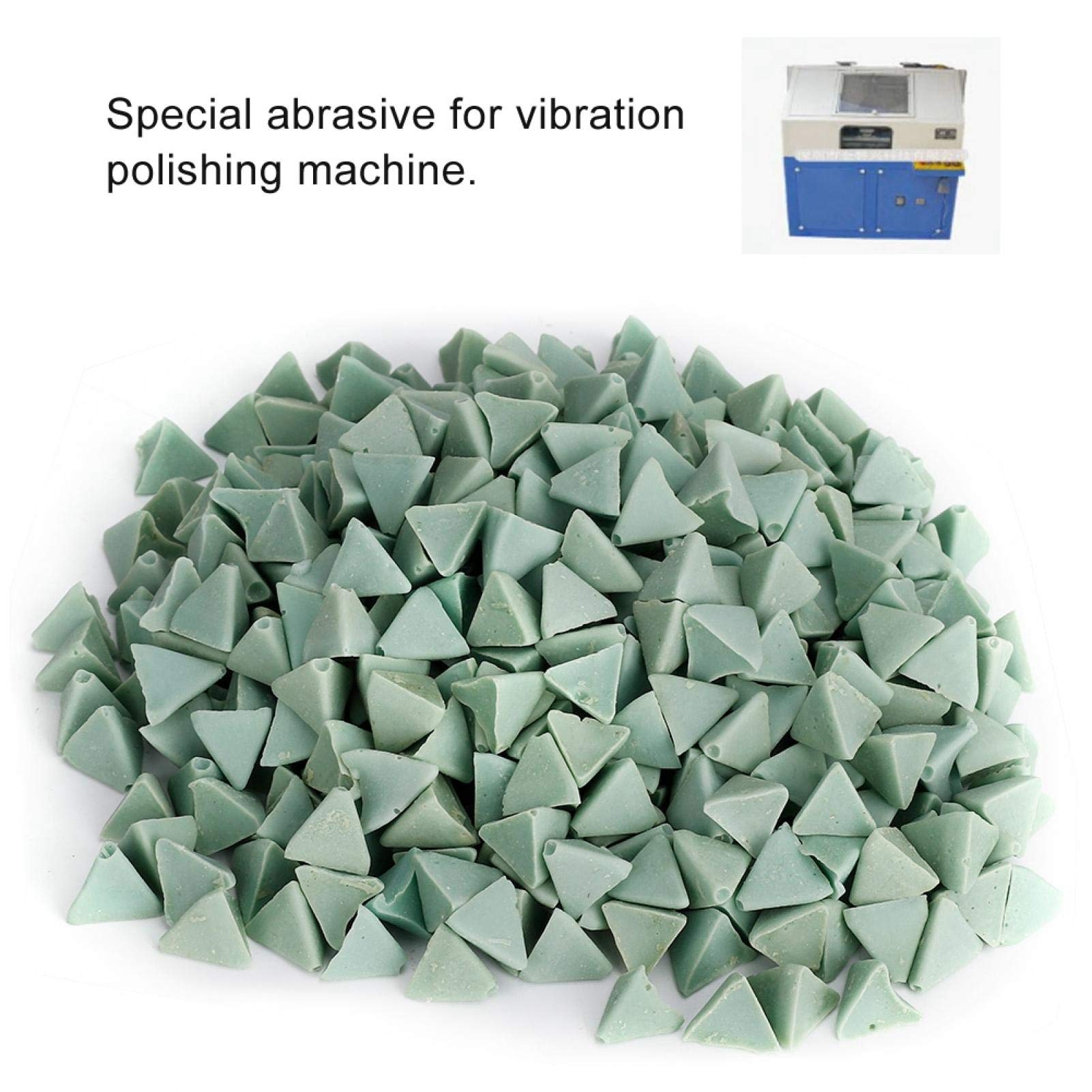 Matériau abrasif de pierre de bijoux, outil abrasif de polissage de Tri-étoiles de coupe d'angle, pour le polissage de Machine de vibration de culbuteur