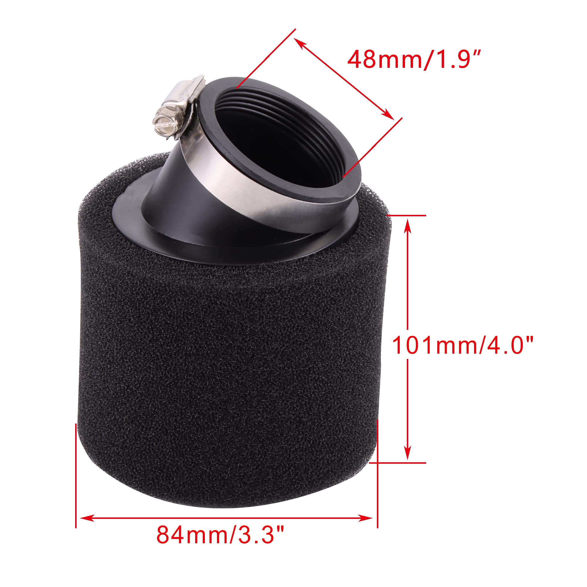 GREEN 41 42mm Foam Air Filter Pod Cleaner 150cc 160cc PIT PRO Quad Dirt Bike ATV - Foto 4