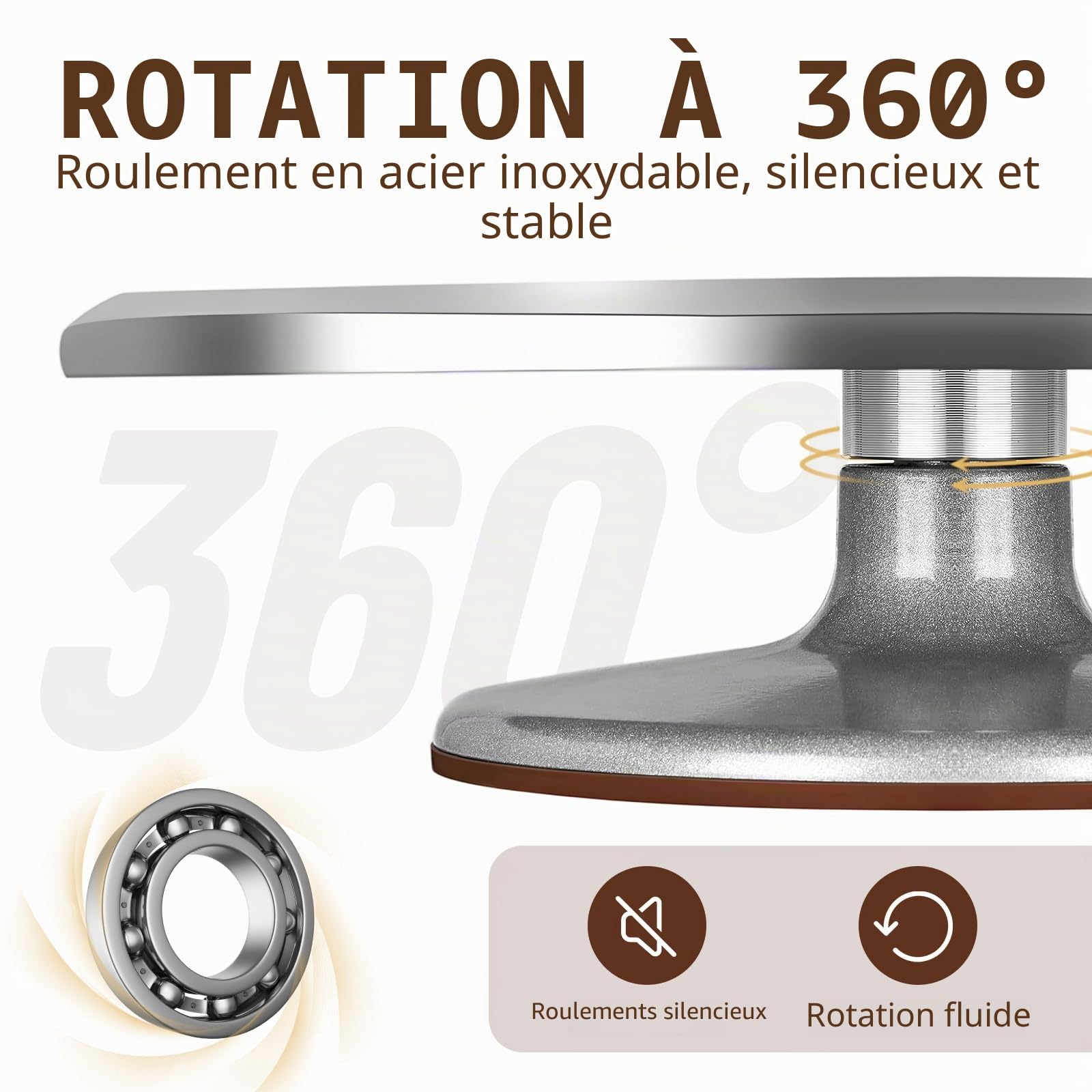 Kit de décoration de gâteau professionnel avec plateau tournant en aluminium, 24 douilles et outils de glaçage, kit de pâtisserie ultime pour débutants et experts