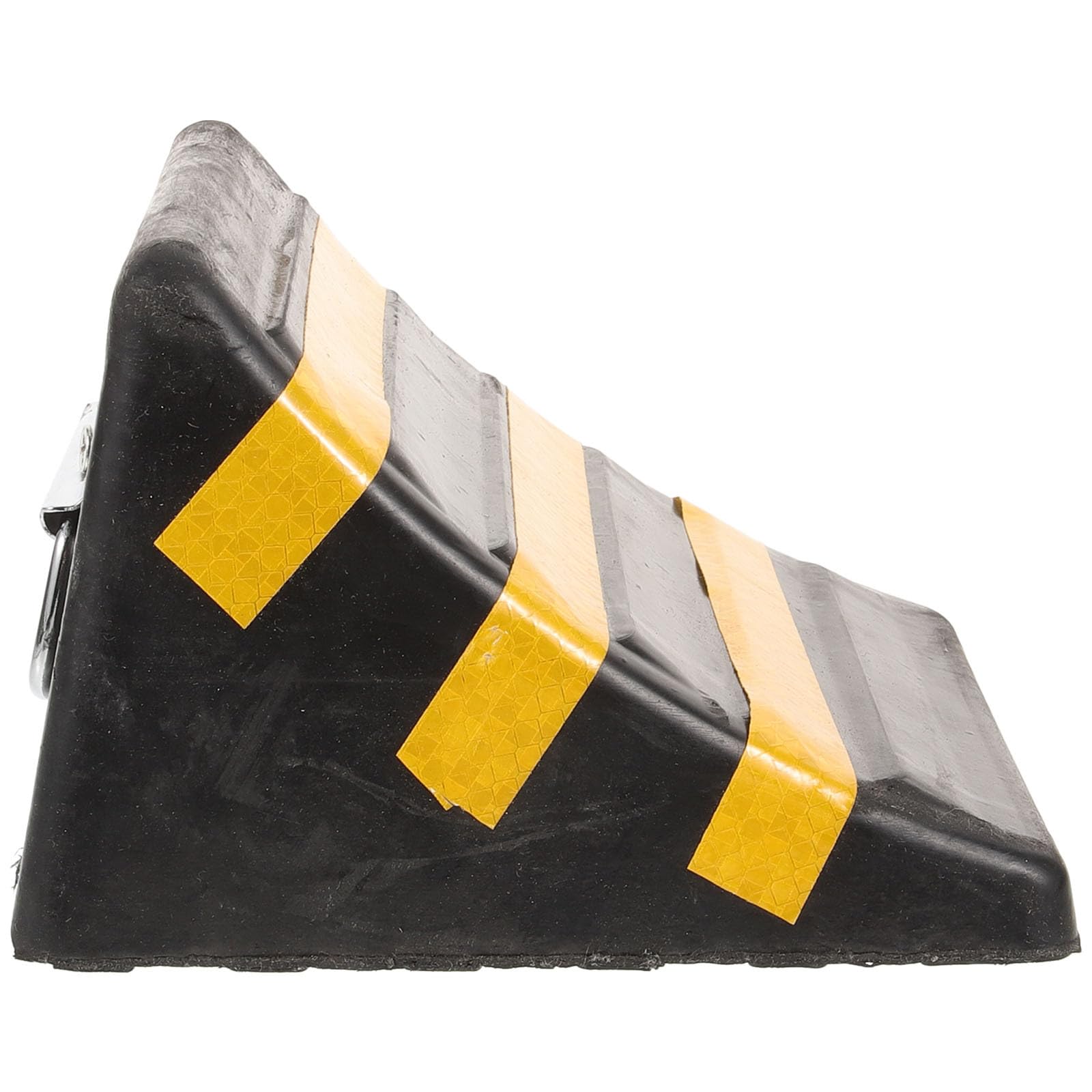 Calzo de Goma Portátil para Ruedas Negro, Bloque Antideslizante para Vehículos Recreativos, Accesorio Profesional para Reparaciones y Aparcamiento de Remolques