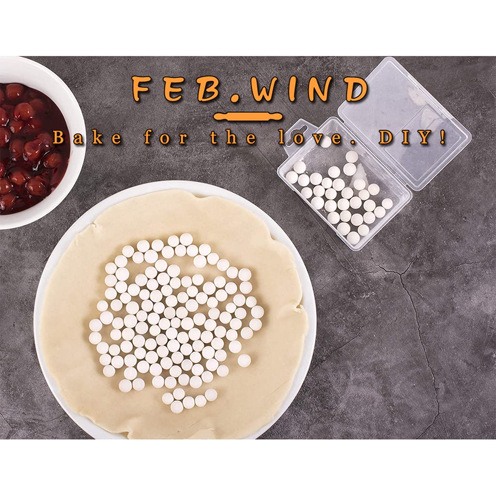 Ankexin 500g Pie Ceramic Baking Beans Beads Press Stone Weights Tools with Storage Bag