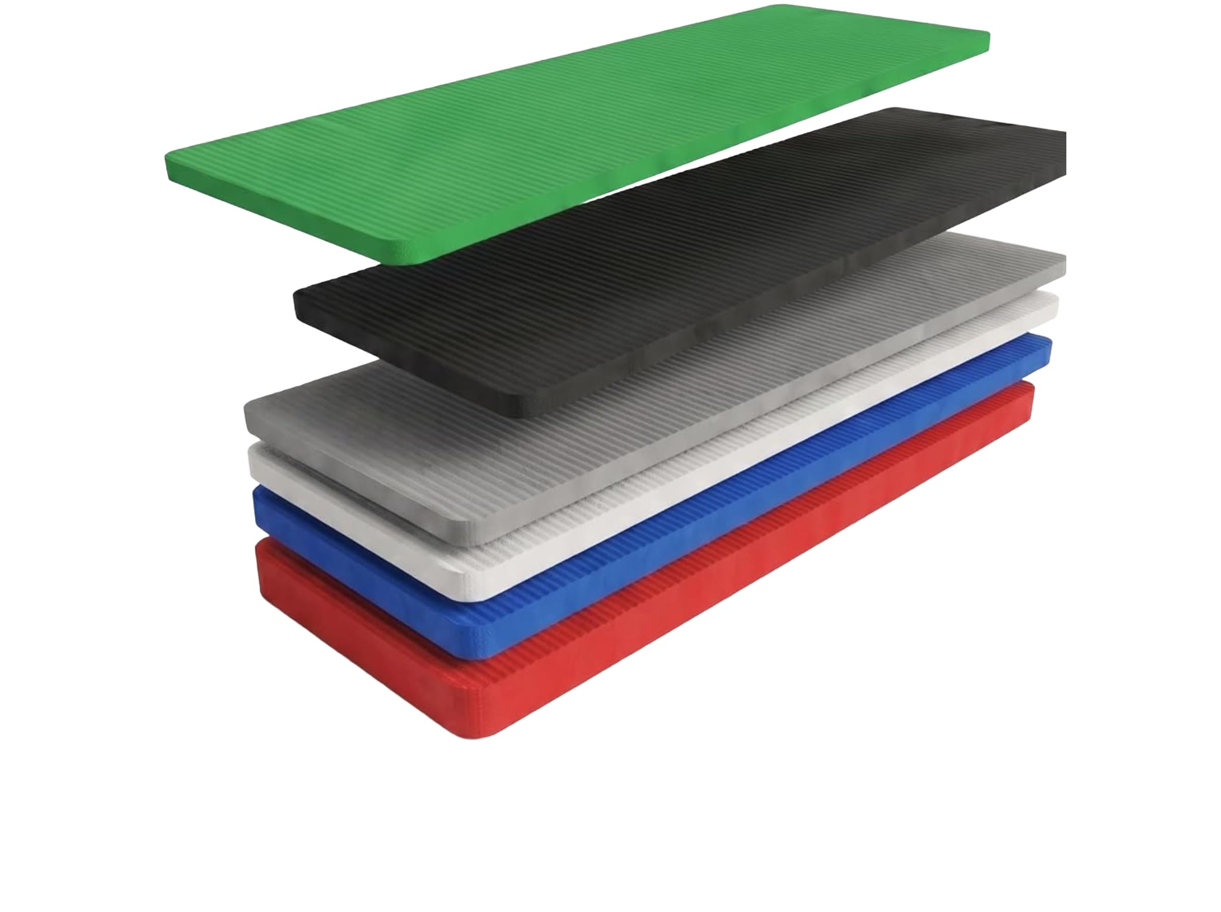 Floornation Assorted Mixed Pack Flat Plastic Glazing Packers 28mm x 100mm, 1-6mm (1000 Pack) – Heavy Duty Shims & Spacers, Made in the UK