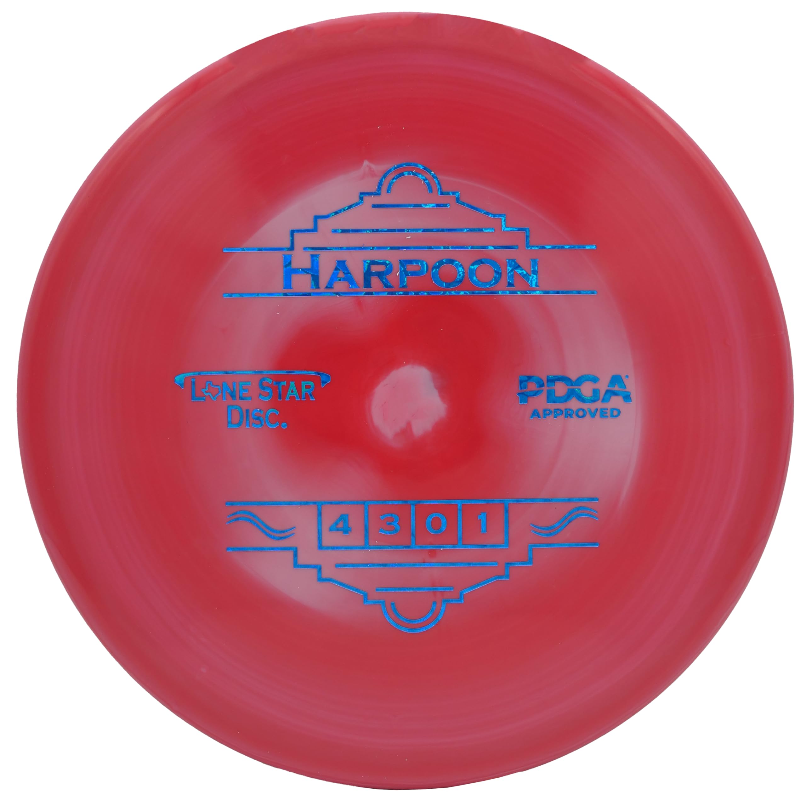 Lone Star Disc Alpha Harpoon | Slightly Overstable Disc Golf Midrange | <169 | Durable & Smooth Premium Plastic | Perfect for Backhand or Forehand Approach Shots | Colors May Vary
