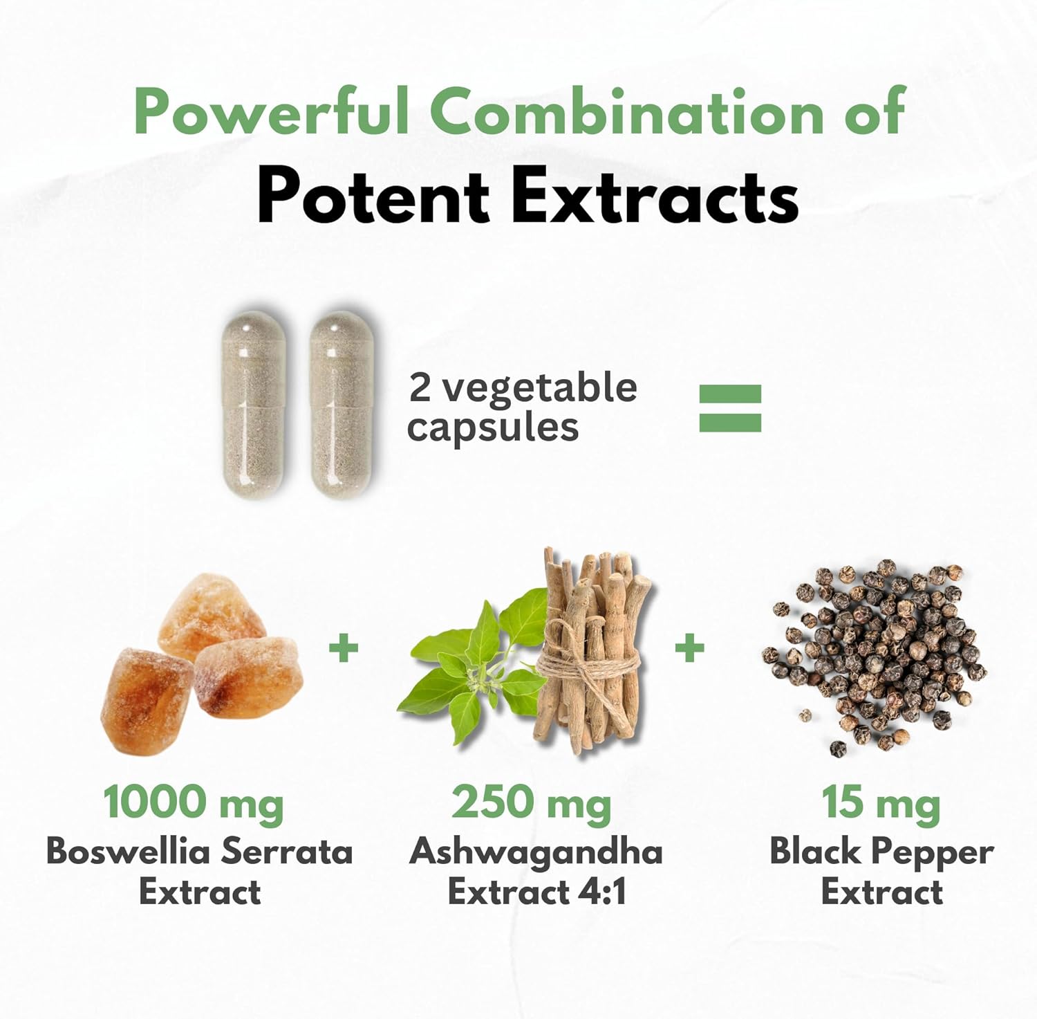 Boswellia Extract and Ashwagandha Capsules 2000 mg - Strong Natural Support Pills 3 Month Supply - Consentrated Boswellia Serrata 65% Boswellic Acid with Ashwagandha Powder Supplement