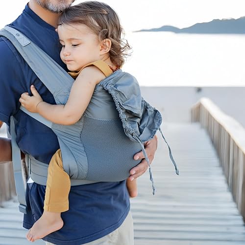 Miniatura 9 de Beco Fly Ultralite - Portabebés y portabebés para niños pequeños, compacto, plegable y ligero, con bolsa de transporte, transporte delantero y