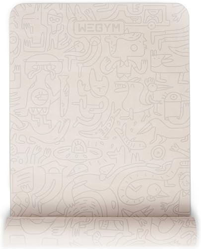 Alfombrilla de yoga de 0.157 in  Poliuretano de alta calidad alfombrilla de ejercicio acolchada hecha para yoga, pilates y entrenamientos en casa