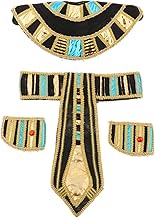 Egyptian Costume Headband Theatre Show Photography Props Pharaoh Headwear Mask, Set To
