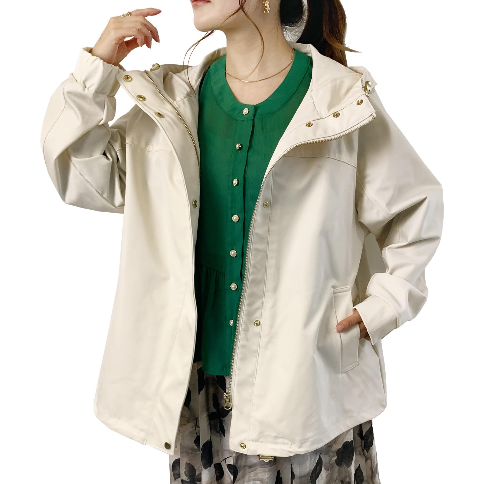 rize Madarla ファー素材 マウンテンパーカー M rize Madarla ファー素材 マウンテンパーカー M