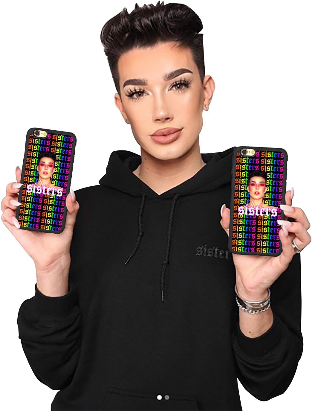DANN Di James Charles Sisters iPhone 6s Soft Shockproof Case Protector Cover Scratch-Proof iPhone 7/8 /7 Plus/8 Plus