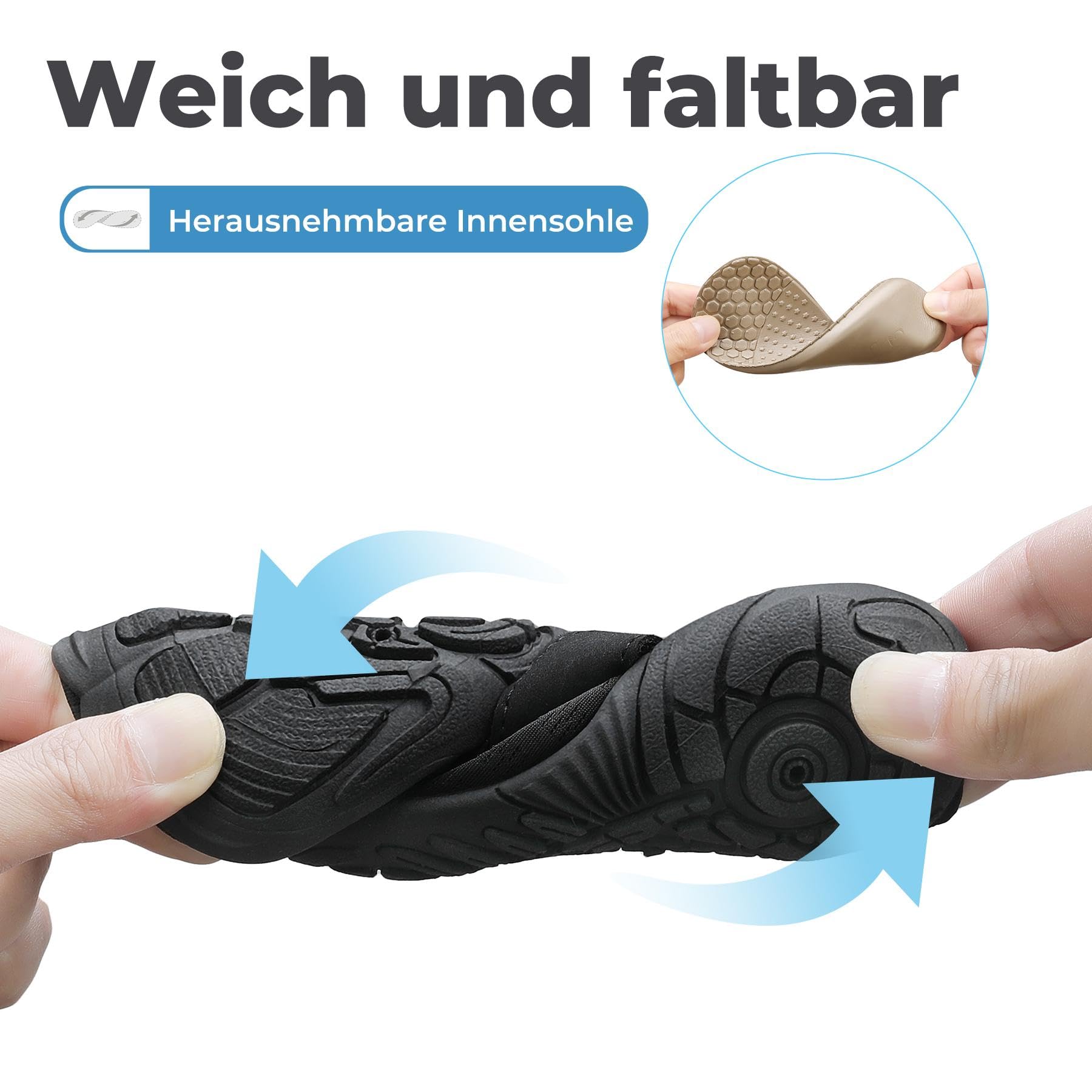 Mishansha Dziecięce buty kąpielowe, szybkoschnące, dla dziewcząt, chłopców, buty do chodzenia boso, oddychające, antypoślizgowe, rozm. 24-35