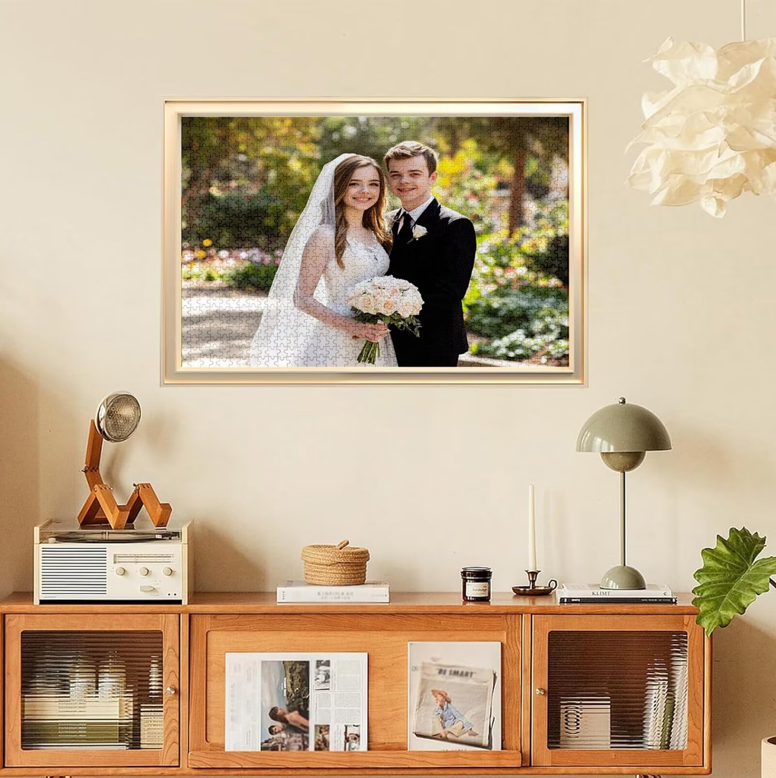 Puzzle Personalizado con Foto, Personalizada Rompecabezas Personalizado Diseña tu Logo Foto o Texto, Personalizado Navidad Halloween San Valentín Parejas Niños Familia Amigos h-3149