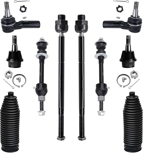 Detroit Axle - RWD - Barras estabilizadoras de rĂłtula inferiores delanteras e interiores, con botas de repuesto para Dodge Ram 1500 2008-2012 Detroit Axle - RWD - Barras estabilizadoras de rĂłtula inferiores delanteras e interiores, con botas de repuesto para Dodge Ram 1500 2008-2012