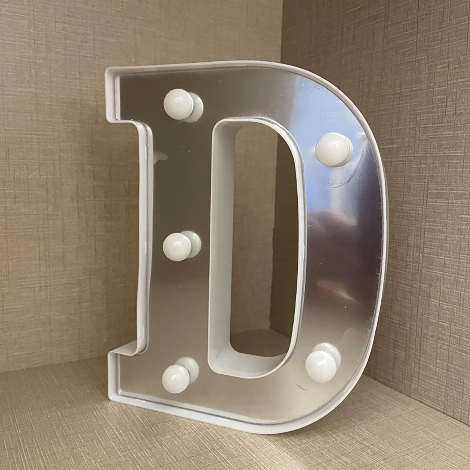 LED Marquee Letter Lights, Light Up Letters Glitter Alphabet Letter Sign Battery Powered for Night Light Birthday Party Wedding Girls Gifts Home Bar Christmas Decoration