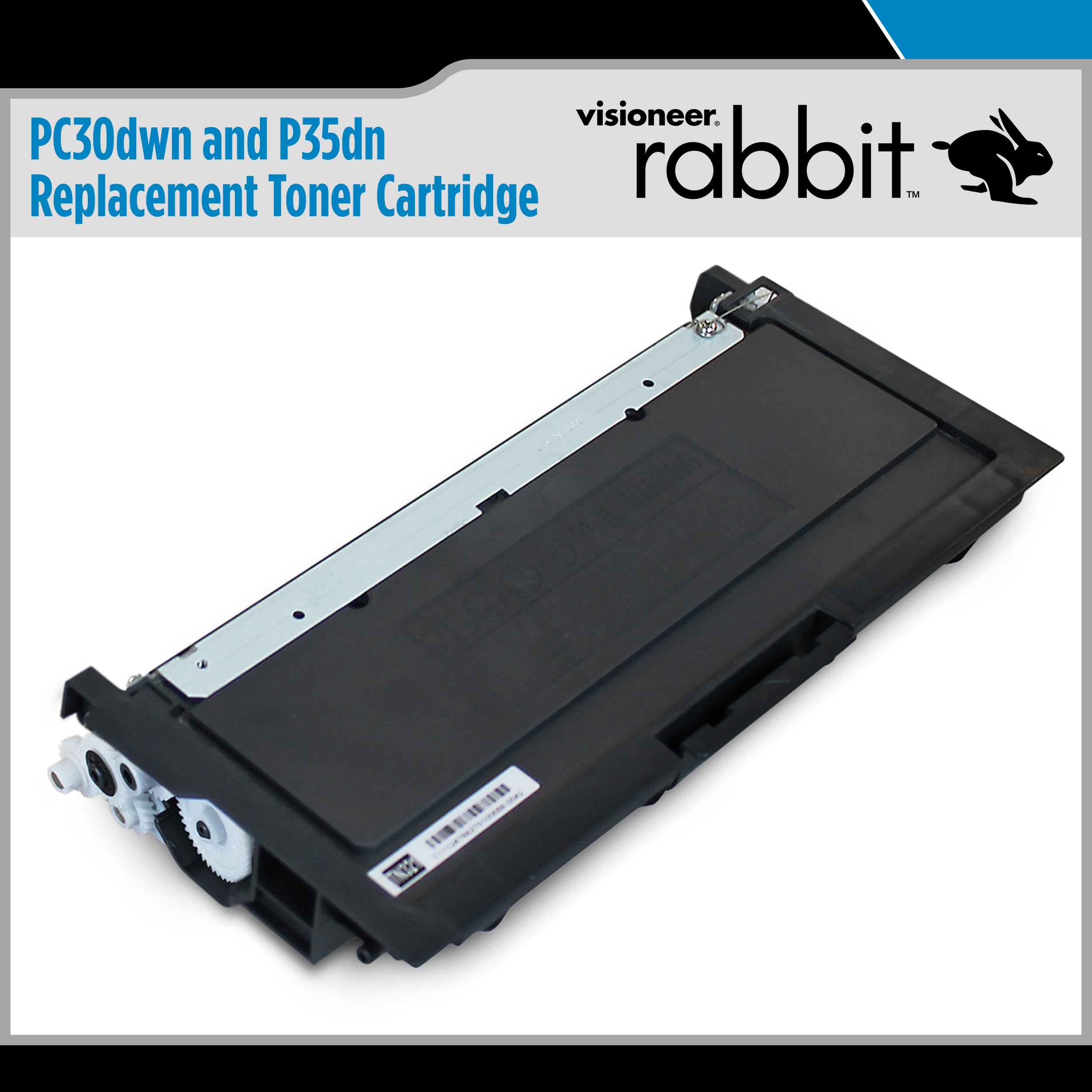 Visioneer Cartuccia di toner per stampante laser di ricambio per stampante laser Rabbit PC30dwn / copia macchina, resa 3.000 pagine