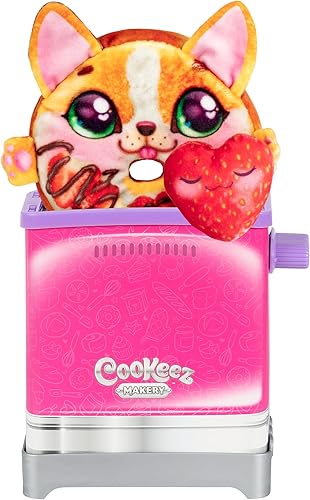 Miniatura 8 de Cookeez Makery Toastadora Toasty Treatz con felpa perfumada, paquete de 2 haz un amigo de peluche sorpresa suave y esponjoso. Despliega pan y ve una