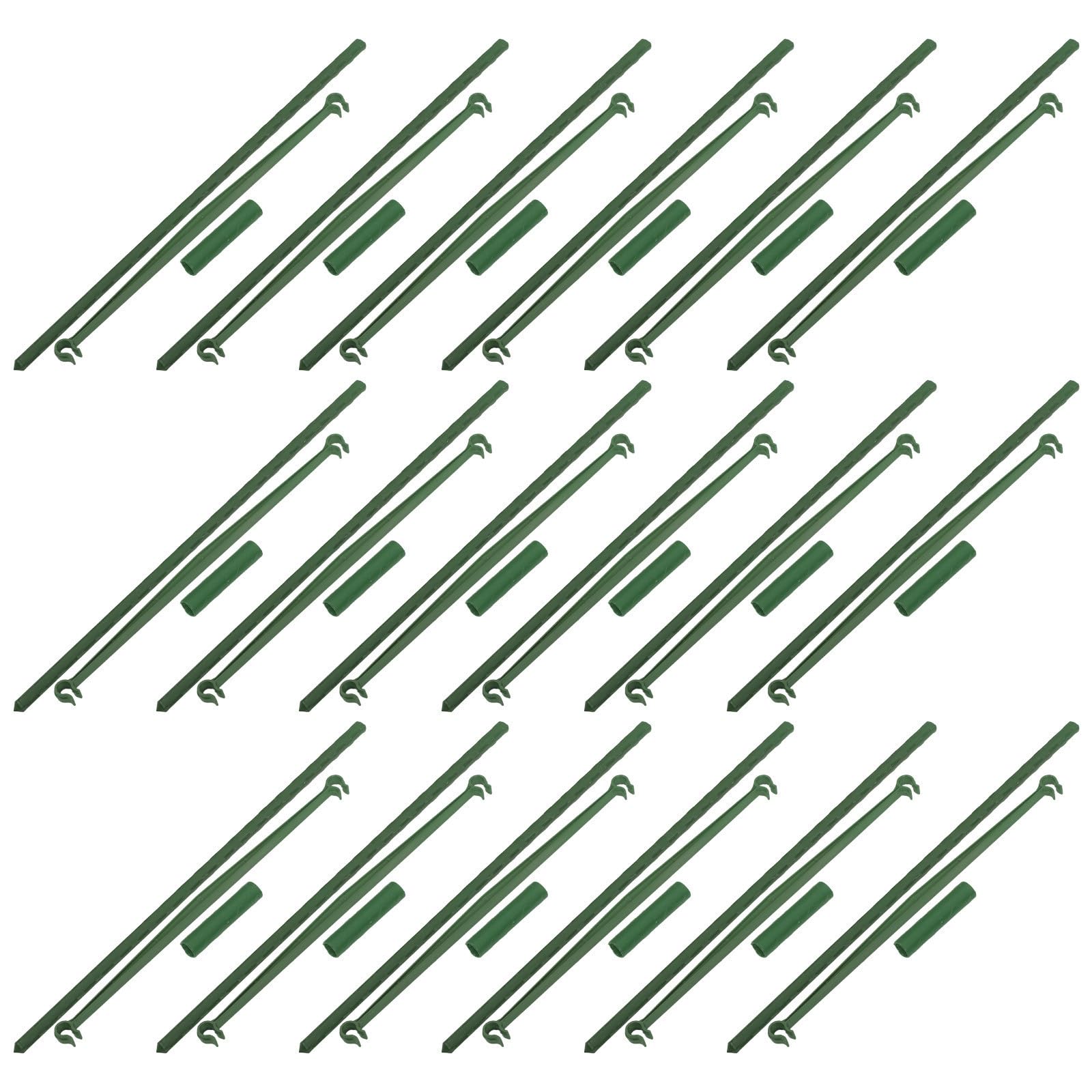 3 Set Supporto per Piante Rampicanti in Acciaio Palo di Fissaggio