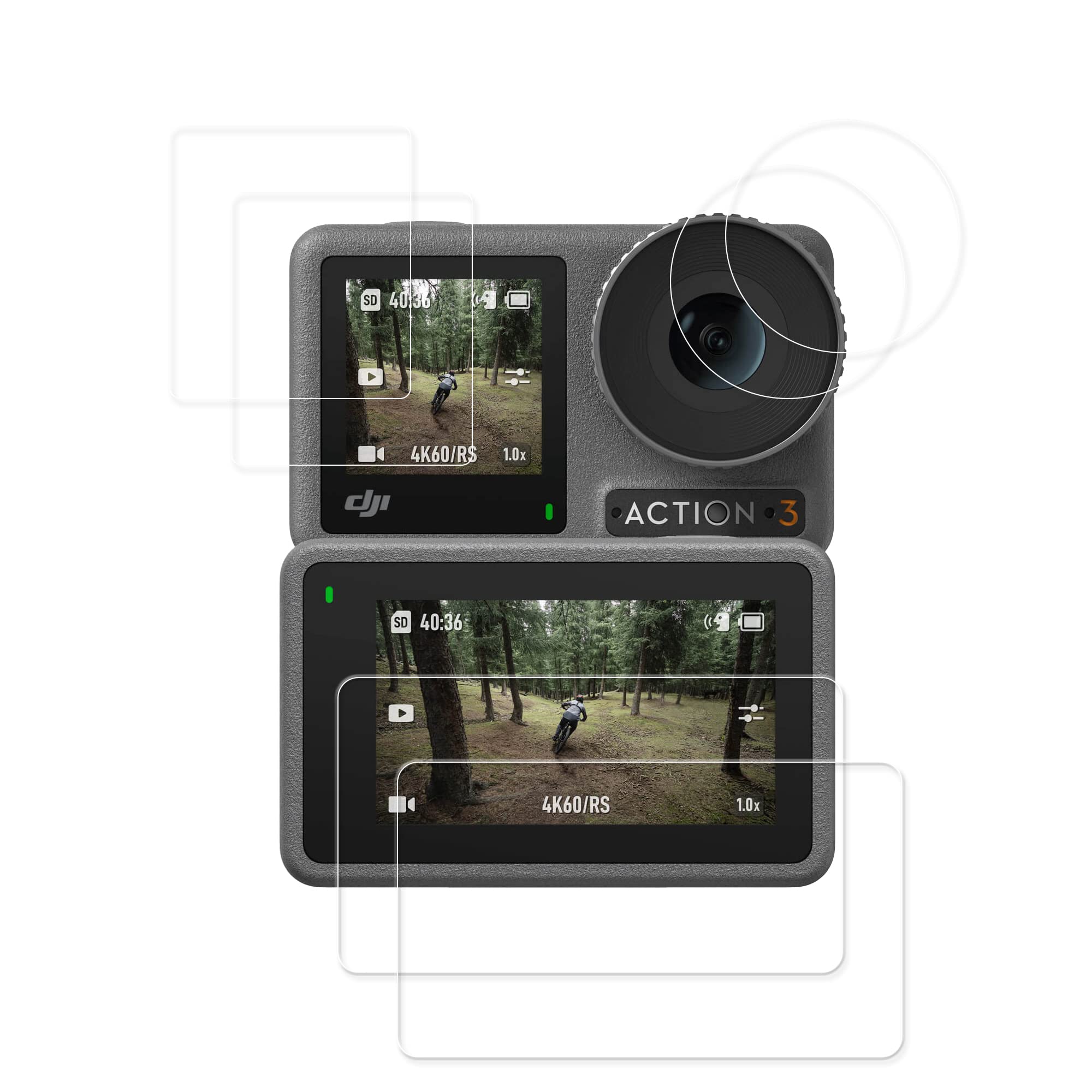 Amazon | HKKAIS dji osmo action 3ガラスフィルム【2 枚セット】日本 