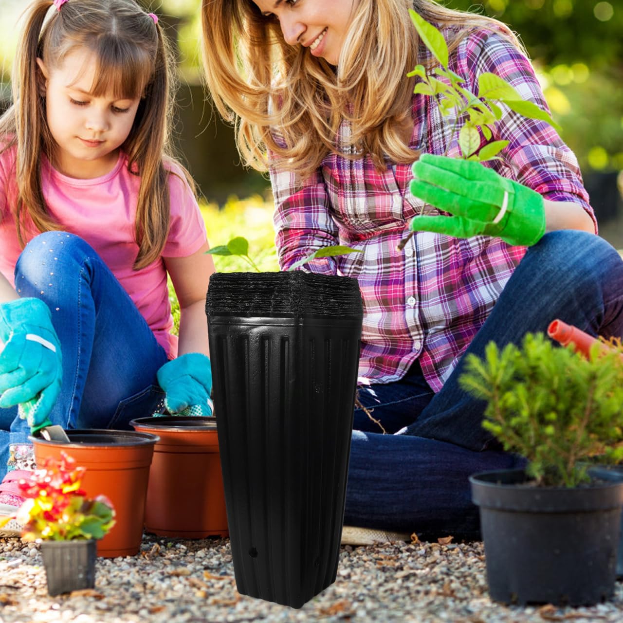 BESPORTBLE 30 bolsas para plántulas, tubos de árboles para plántulas, macetas de cultivo, paquete de variedades, macetas de iniciación, macetas de inicio, bolsas de jardín de infantes, maceteros para