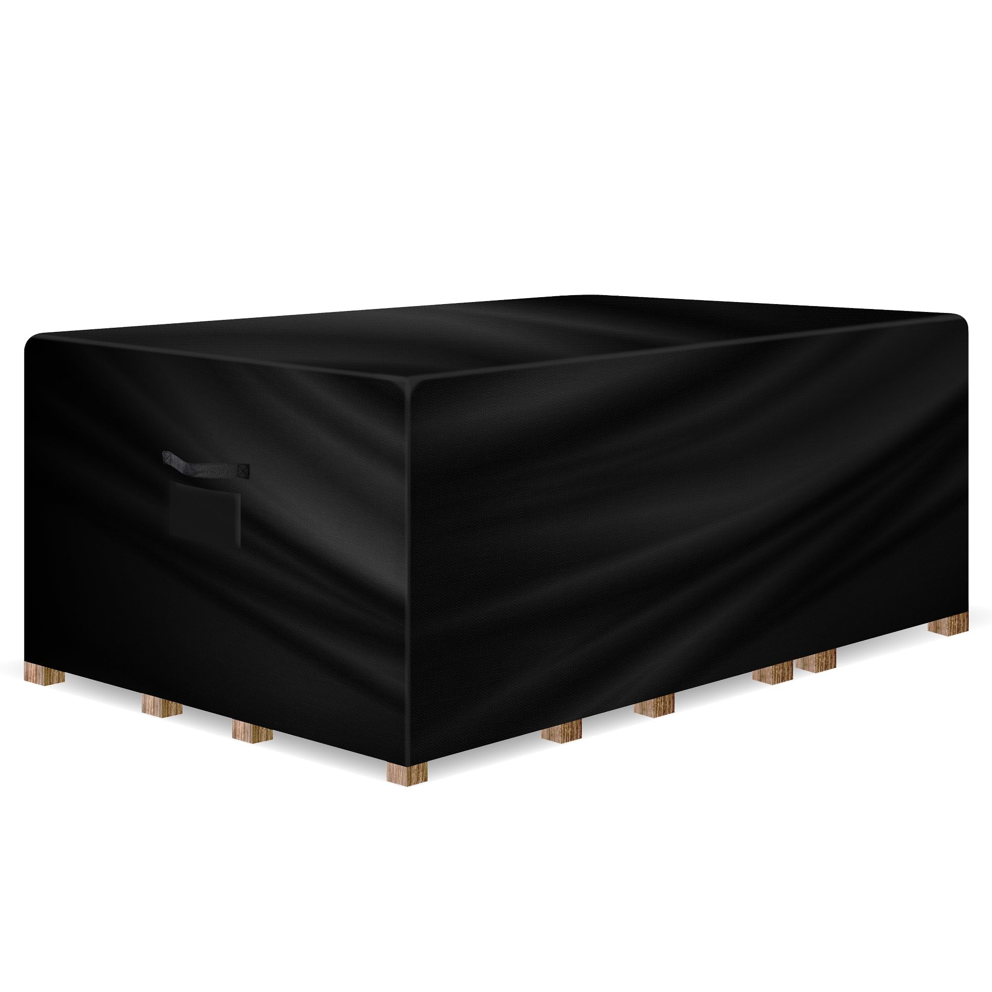 Gracious Gardens - Outdoor Furniture Cover - Waterproof - Rattan Sofa Protector - 150x90x75cm - Black