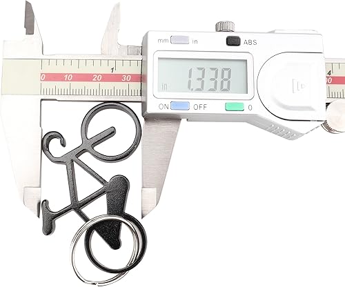 Miniatura 4 de SWATOM Abridor de botellas de bicicleta con llavero llavero cadena anillo accesorios 6 piezas