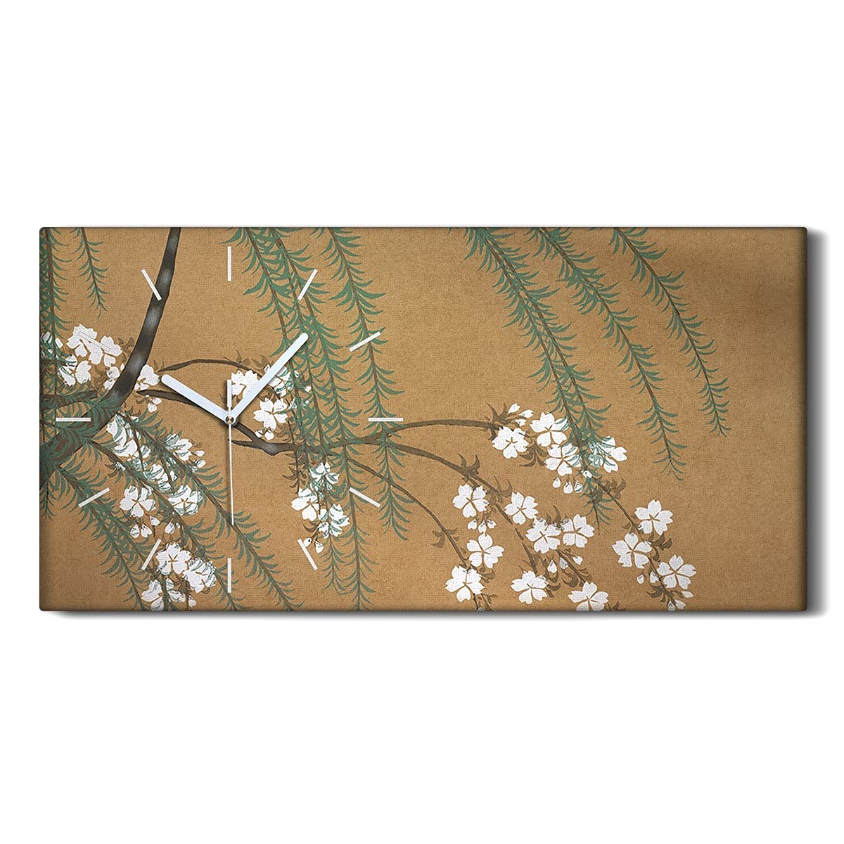 Horloge sur Toile sans Tic-Tac - Finis les Bruits pour Dormir en Chambre 60x30