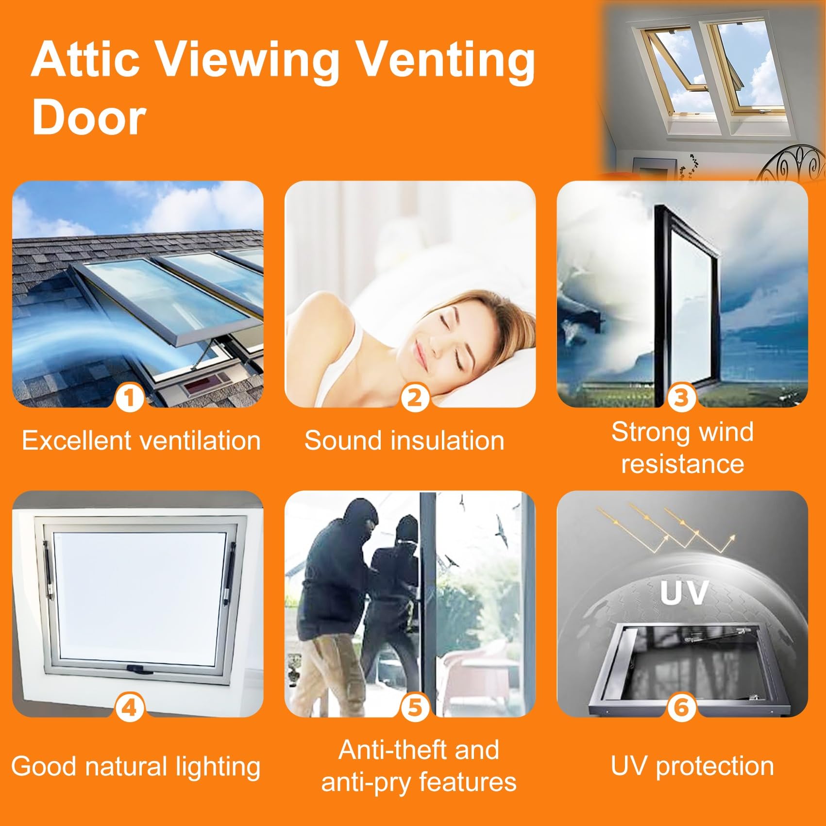 Ventana de tejado con Control Remoto Apertura eléctrica, Escotilla de techo de tragaluz, Vidrio Templado de Doble Capa, para áticos iluminación y ventilación(LxW 81x61cm/32x24in)