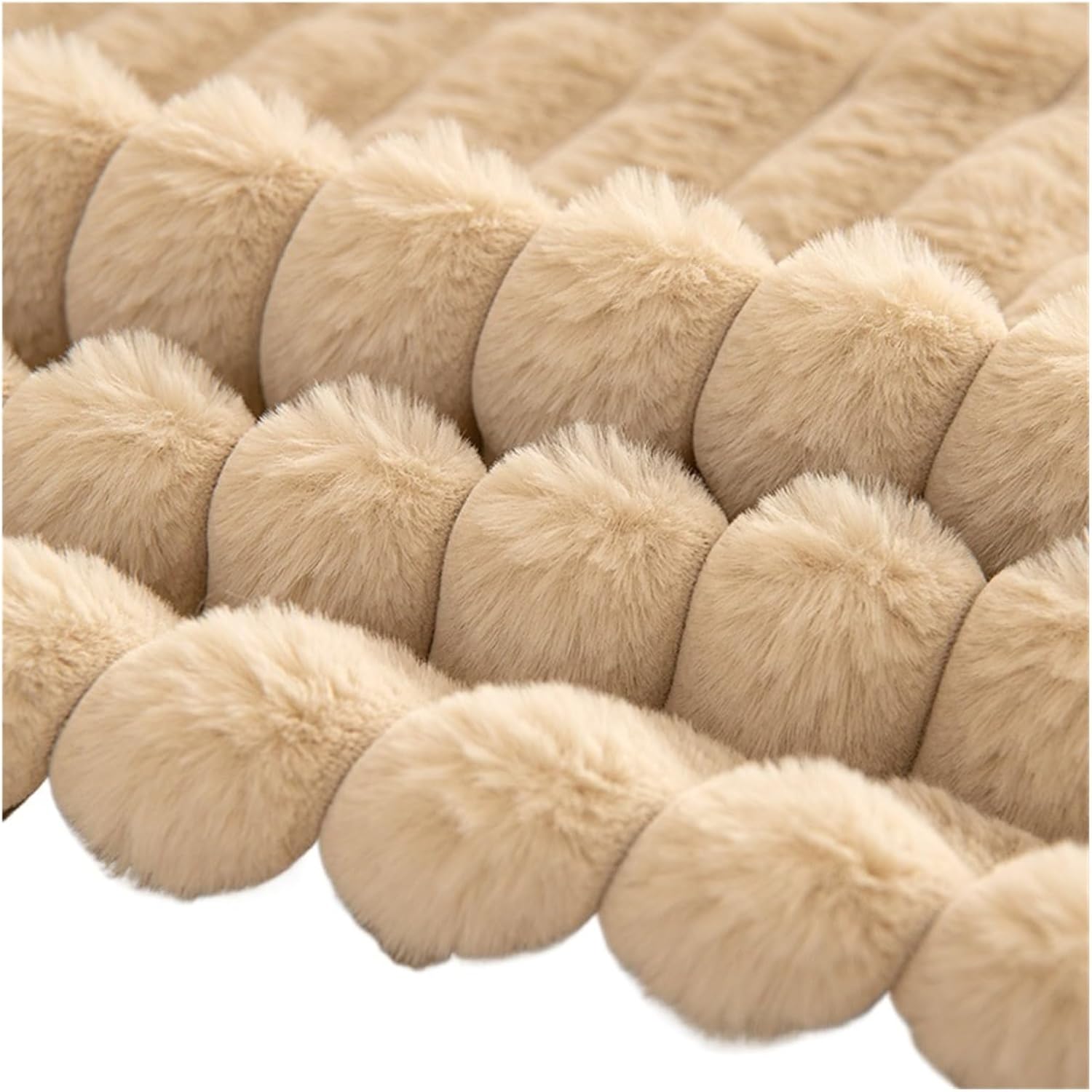 ソファーカバー、 冬用 暖かい 厚手 ウサギ ぬいぐるみ ソファタオル ソフト ショートカバー 3人掛けソファ 家具プロテクター 、