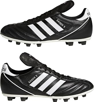 adidas Kaiser 5 Liga FG Firm Ground Mens Football Boot Black/White - UK 9