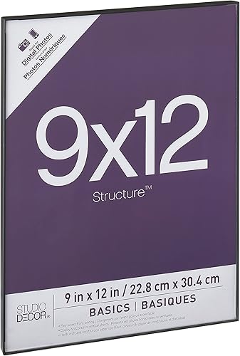 Vista 23 de Paquete de 6: Marco Negro, Basics by Studio Décor®