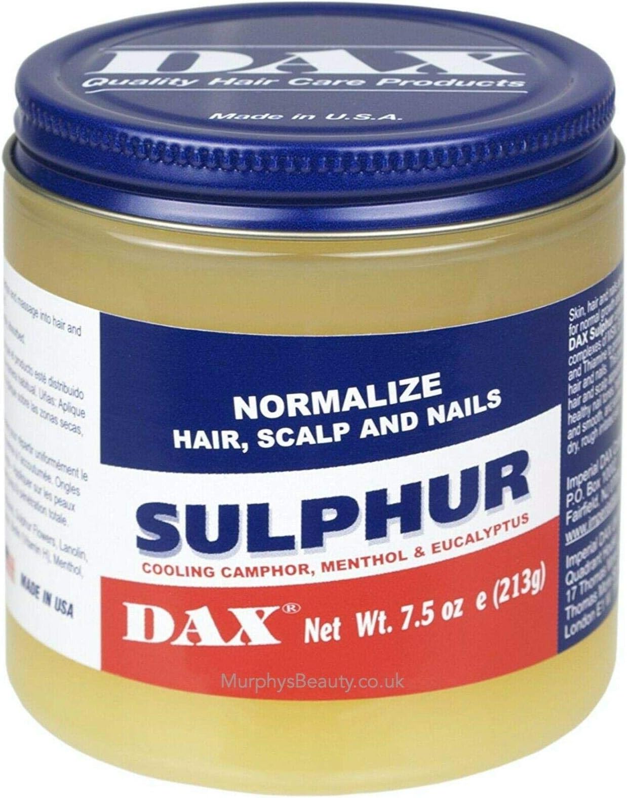 Dax Sulphur, 7.5 Ounce