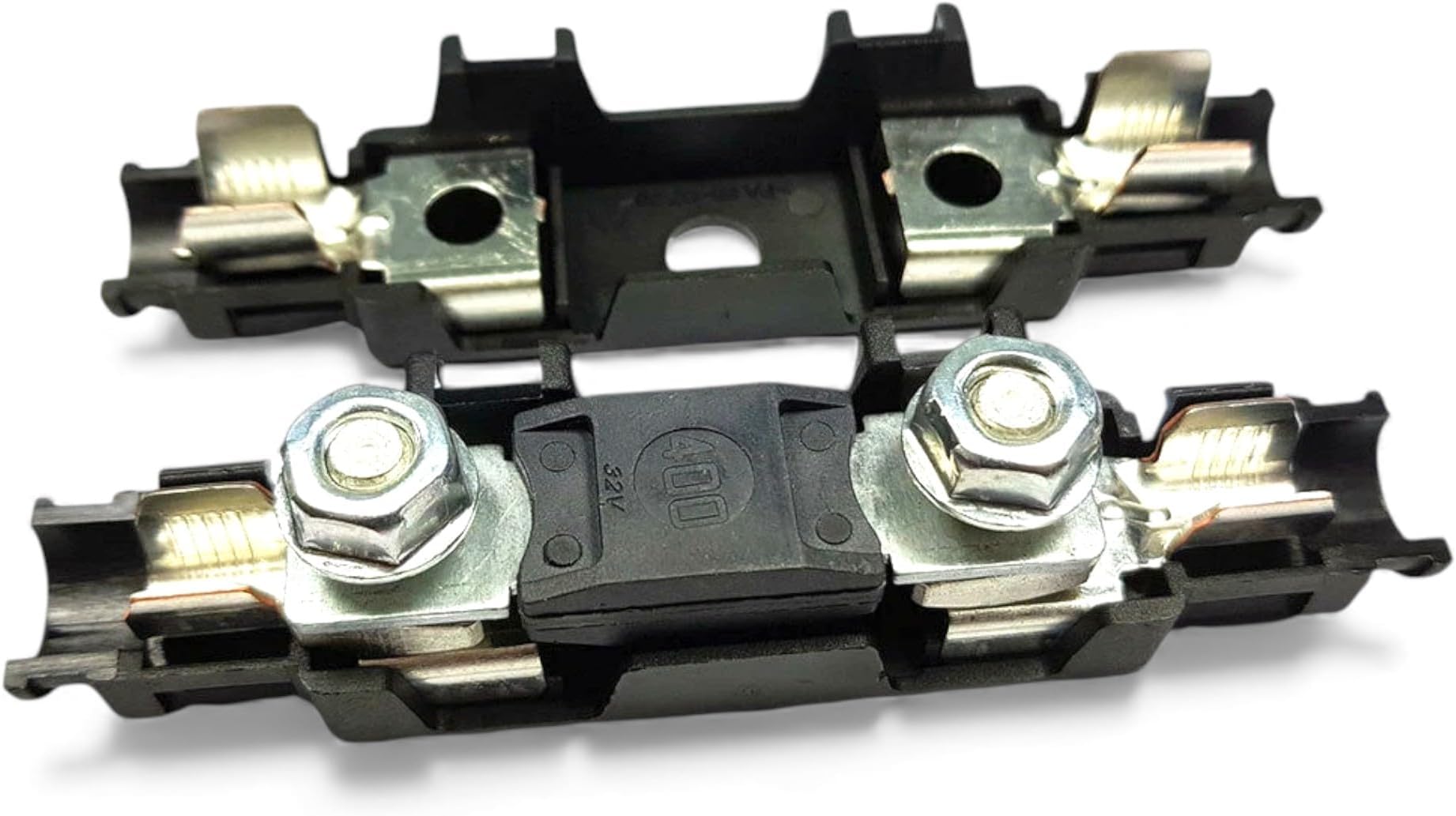 Mega Fuse With Holder, High Current ANM 400A Amp, up to 32V DC, Heavy Duty Strip Fuses For Cars Trucks Buses, Audio Systems, Marine (400A)