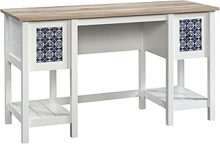 Sauder Cottage Road Desk, Soft White finish