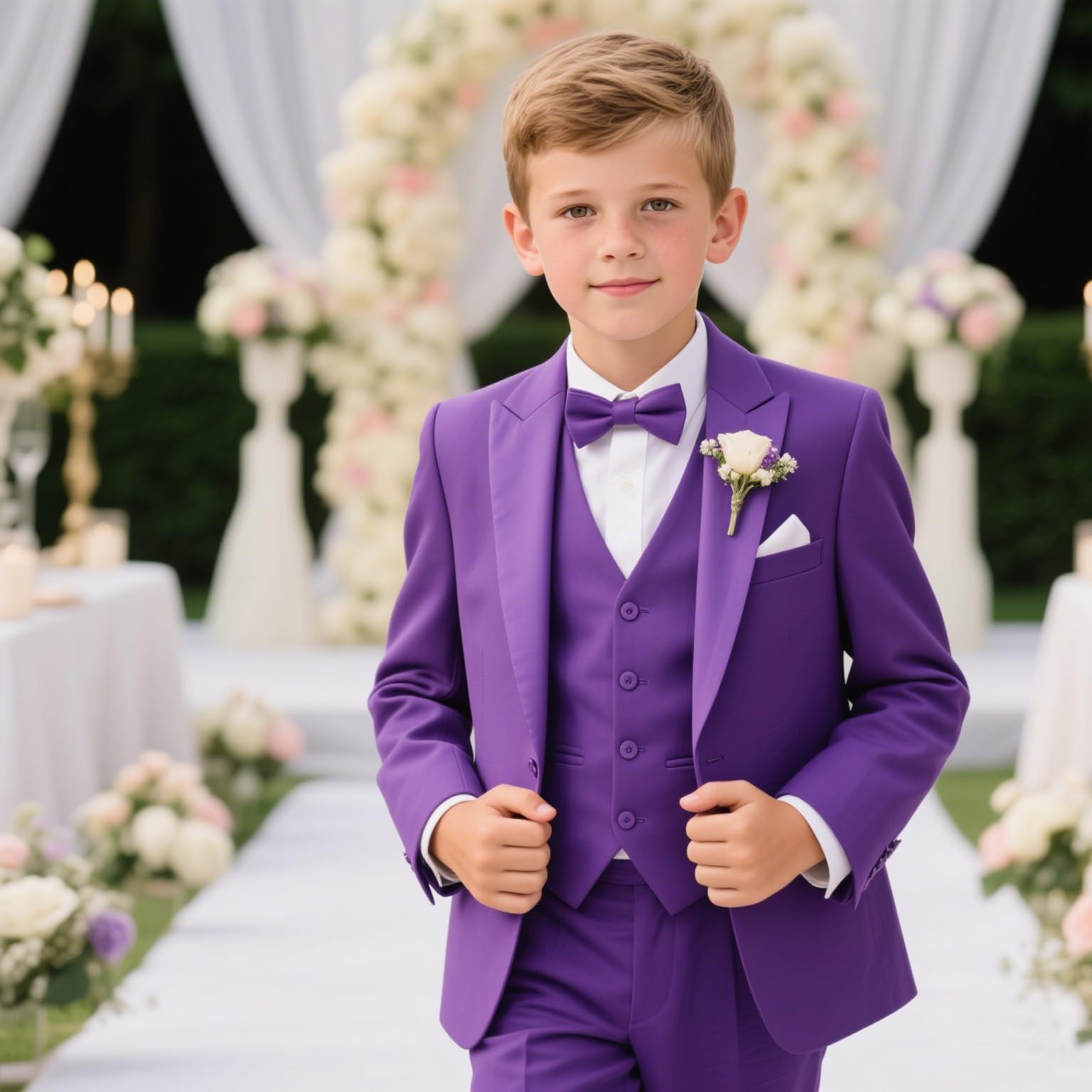 Costume 3 pièces pour garçon de 3 à 16 ans