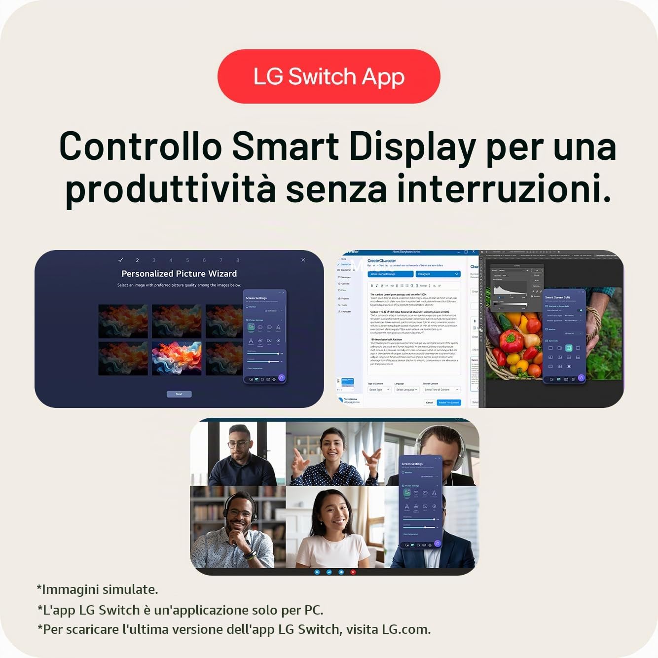 LG Monitor UltraWide 29U511A - UWFHD 1080p IPS 29", 100Hz, 5ms GtG, HDR10, display da ufficio e desktop, modalità lettore e sfarfallio, risparmio energetico intelligente, DisplayPort, HDMI, nero