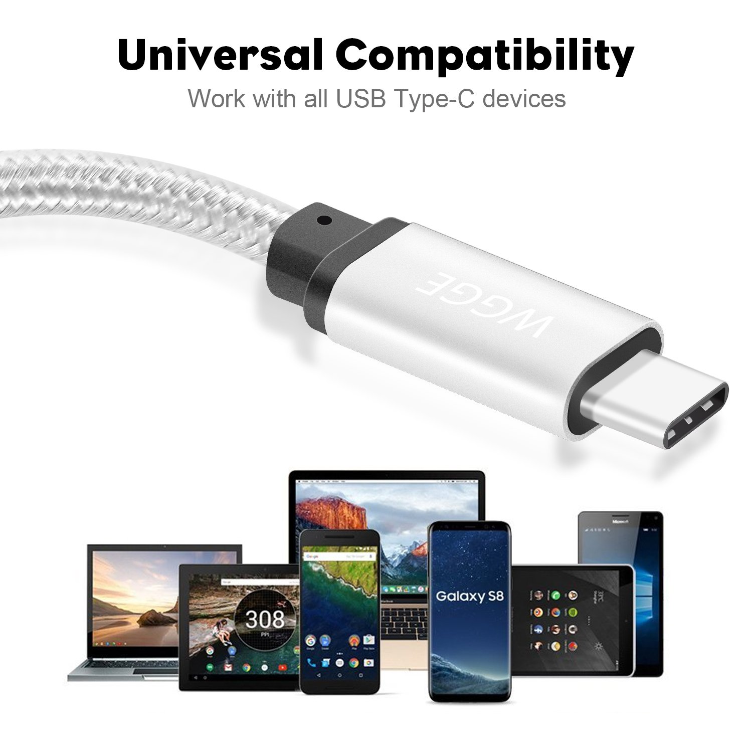 WGGE USB-C to USB-C Cable (6.6 feet) - Image 6