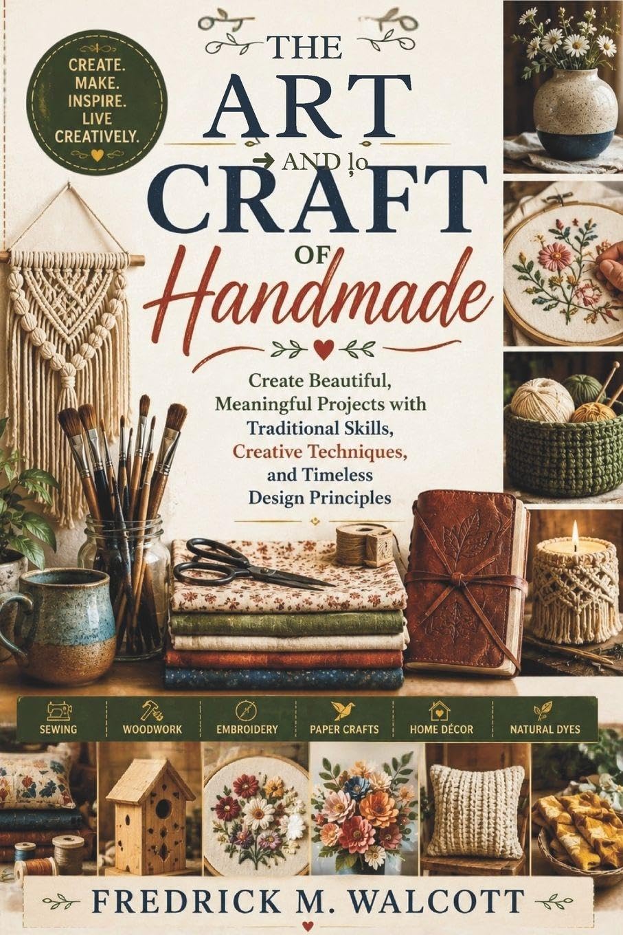 The Art and Craft of Handmade: Create Beautiful, Meaningful Projects with Traditional Skills, Creative Techniques, and Timeless Design Principles