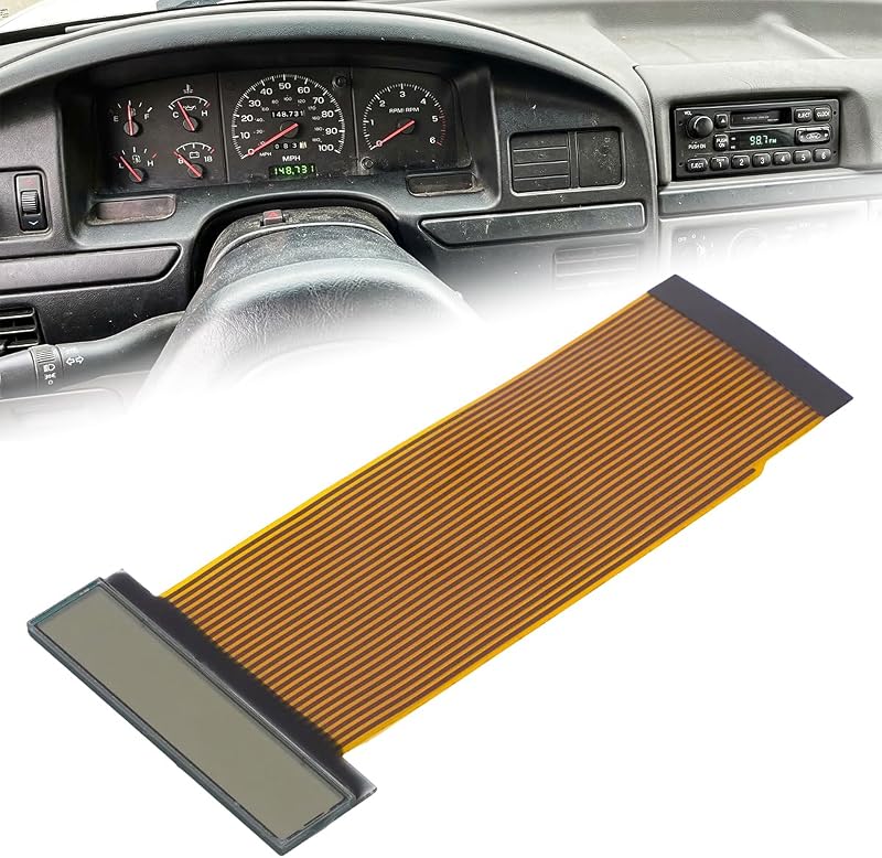 Tela LCD do hodômetro MOTOQUEEN para Ford F-150, F-250, F-350, F-450, F-550, Bronco, E-Series e Aerostar – 1 unidade