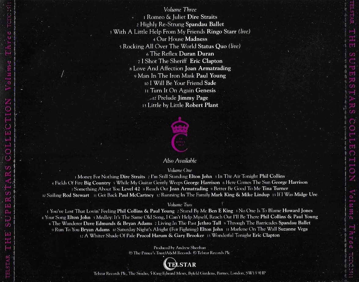 Dire Straits, Elton John, Phil Collins, Big Country, George Harrison..