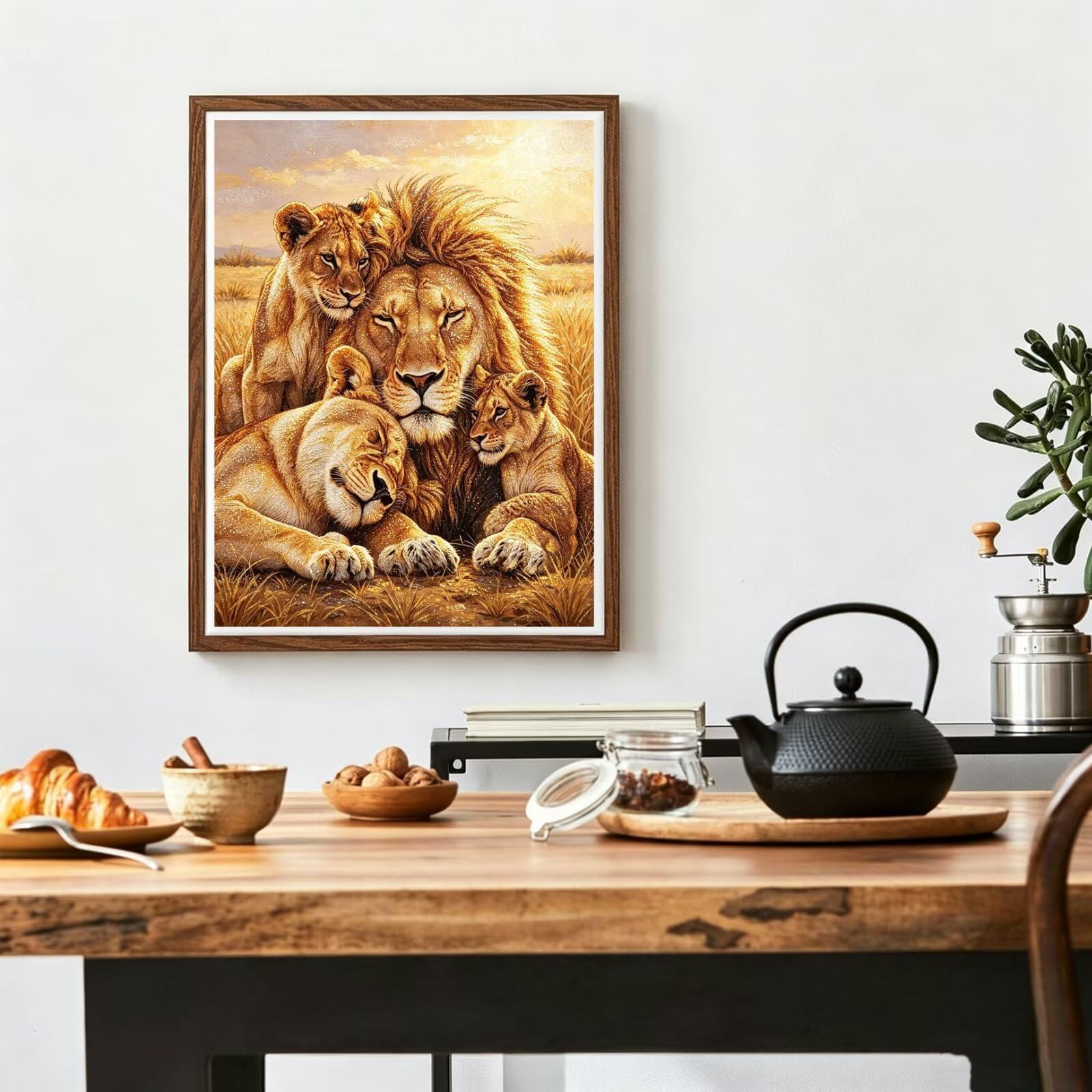 5D Lion Diamond Painting Adulte Ronde Diamond Peinture 60x80cm-1467