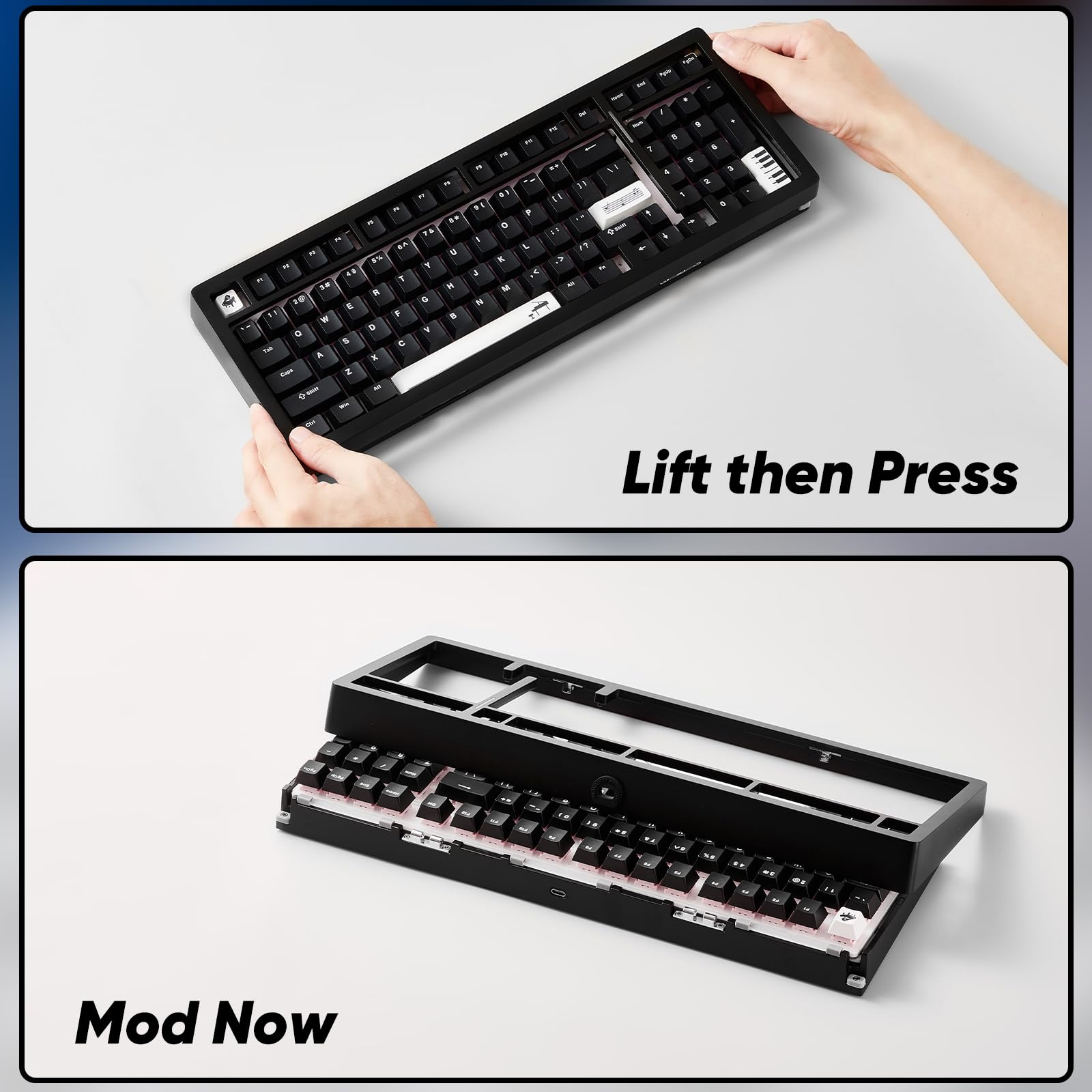 キーボード Monsgeek M2 HMX bluetopaz switch HMX Blue Topaz Linear Switches | Kinetic Labs