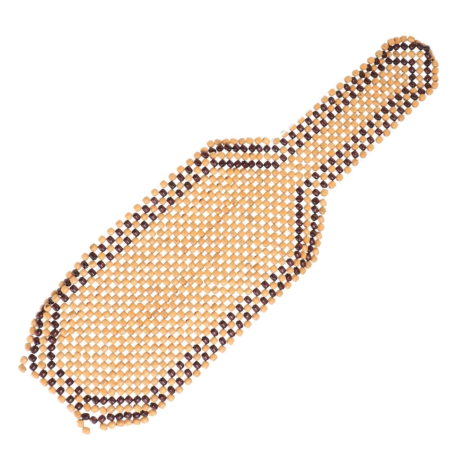 Rynzo scar seat cushion Car Wood Bead Seat Cushion Breathable Air Circulation Auto Supplies