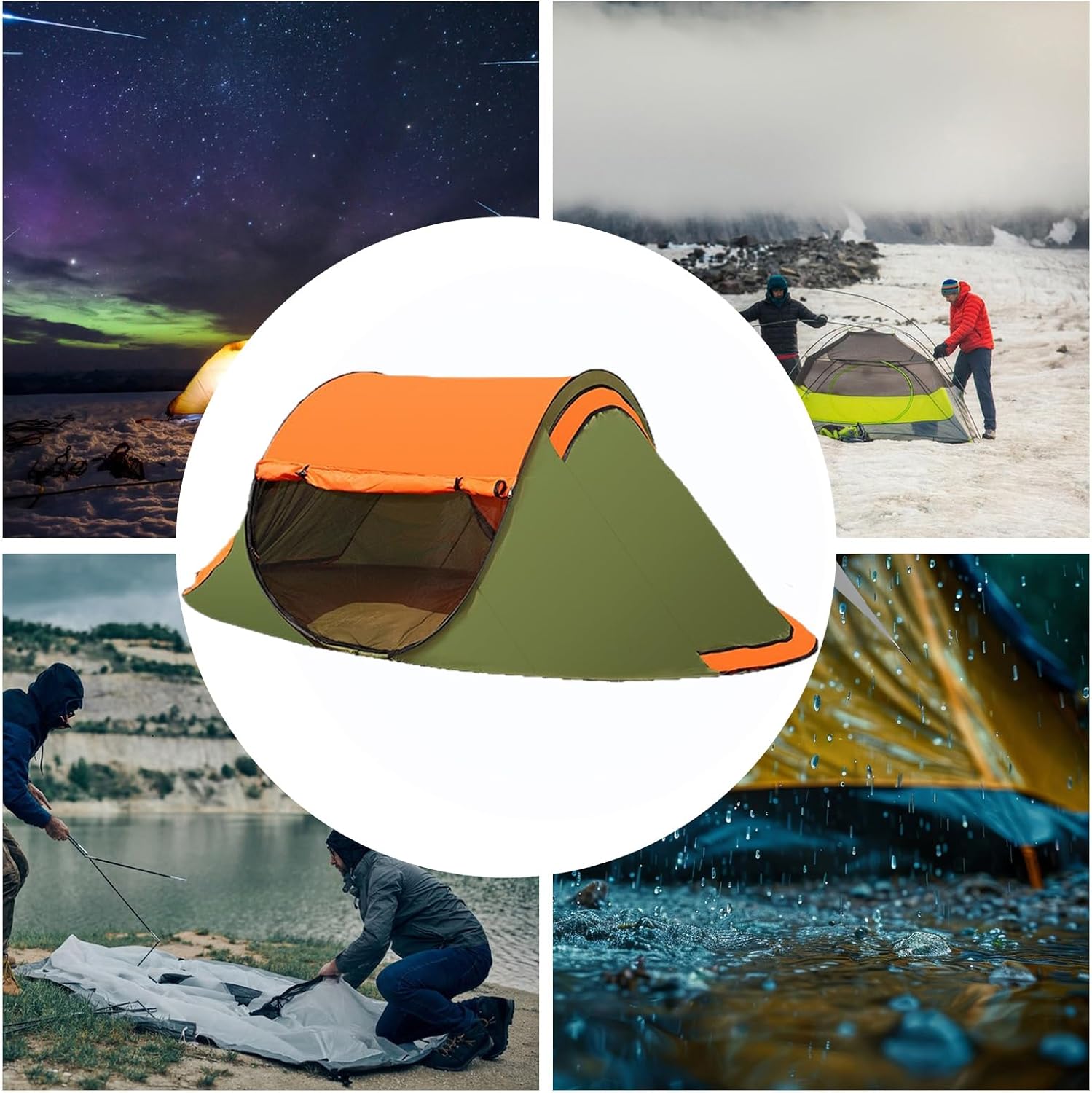 ALPS Camp Creek 2ルーム テント 6人用 2部屋 簡単設営 ALPS Camp